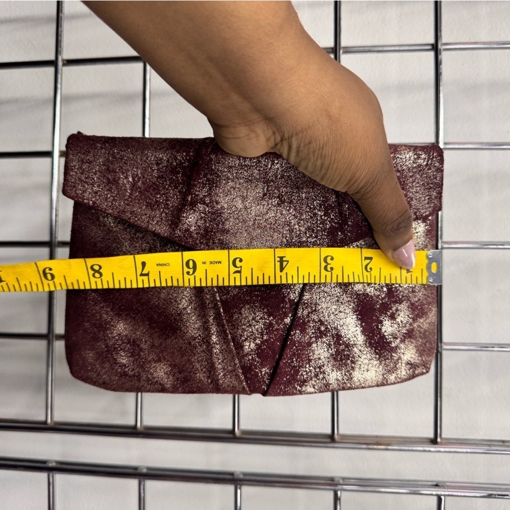 Inge Christopher Elegant Sofia Burgundy Chain env… - image 9